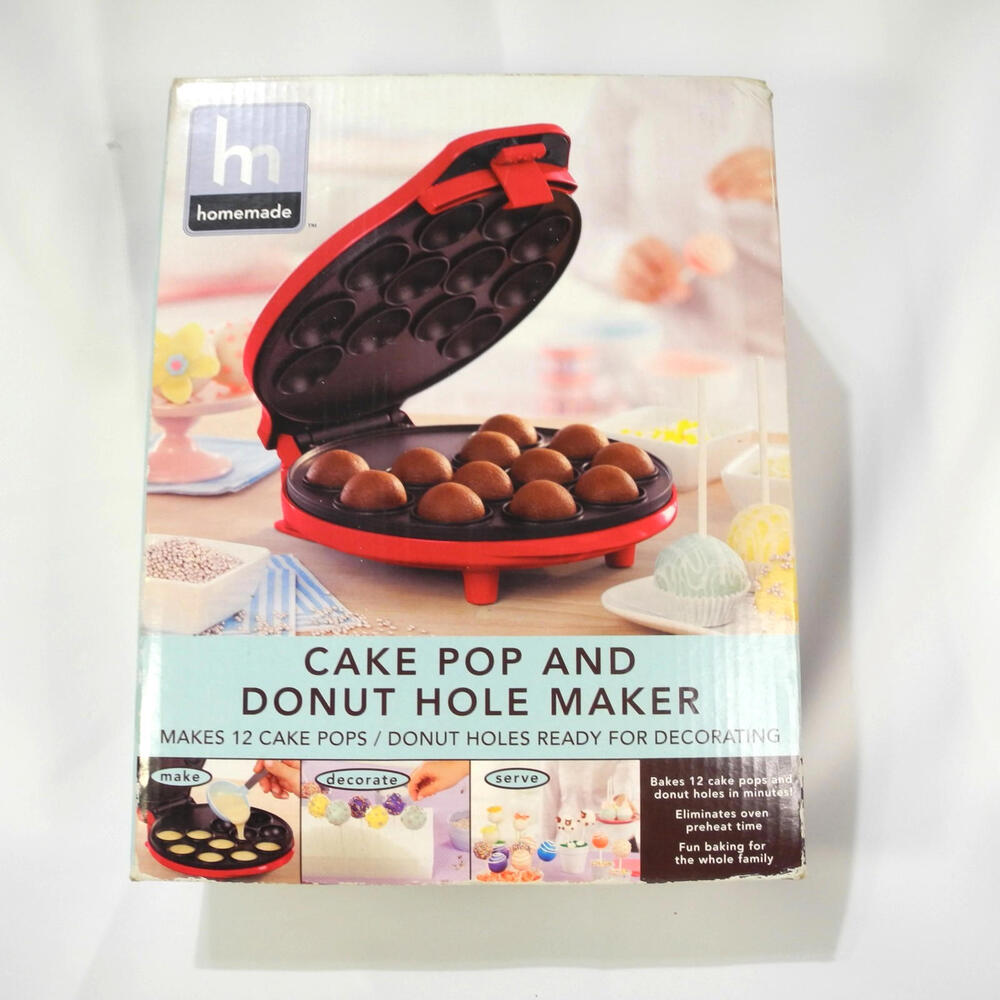 Homemade Cake Pop and Donut Hole Maker - Red New in Box‎